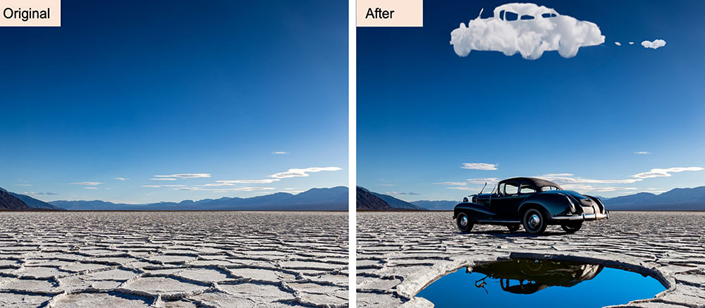 "Generative Fill" in der Photoshop-Beta-Version. Foto: Adobe